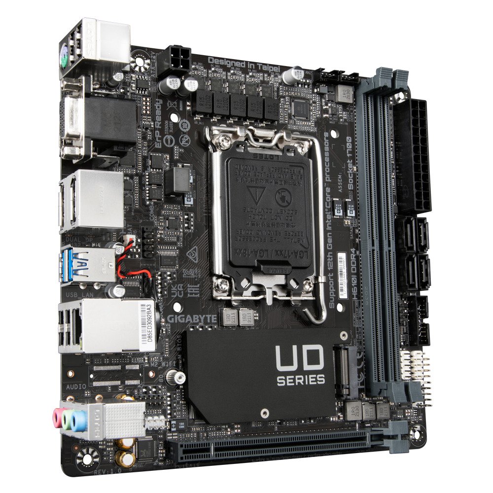 Pllakë amë GIGABYTE H610I DDR4, LGA 1700, MITX