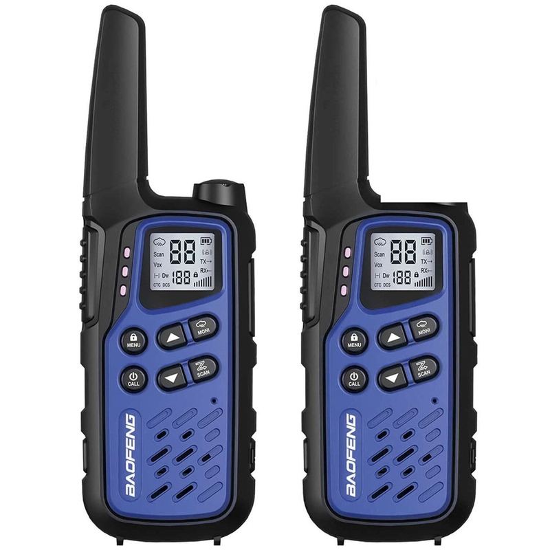 Radio Baofeng BF-T25E PMR, set 2 copë, dark blue
