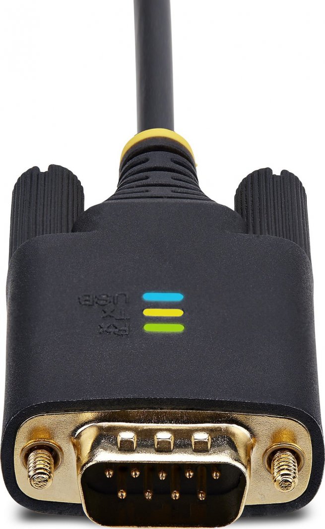 Кабел USB во серија StarTech 3ft 1m, USB A во DB9 RS232, со FTDI, црн