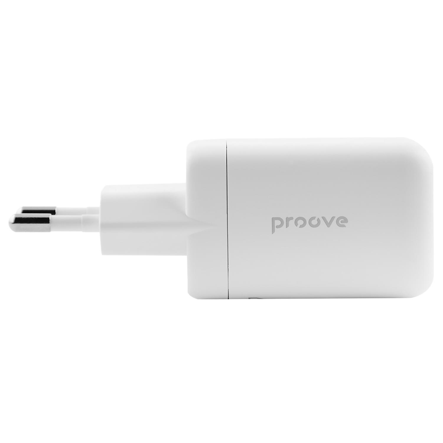 Karikues muri Proove Silicone Power, 40W, me 2×Type-C, i bardhë