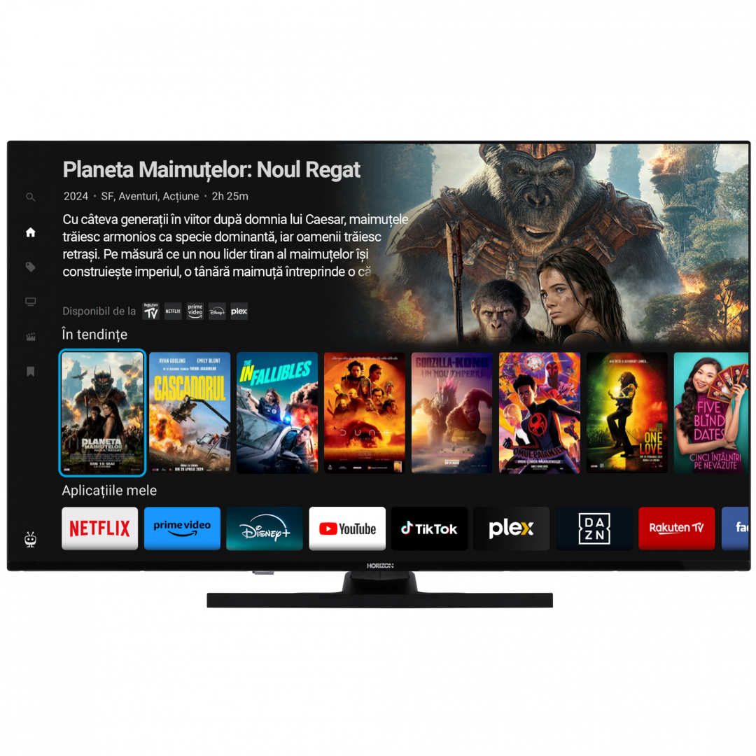 Televizor Horizon 55HQ8560U/D, 55", QLED 4K, Smart, i zi