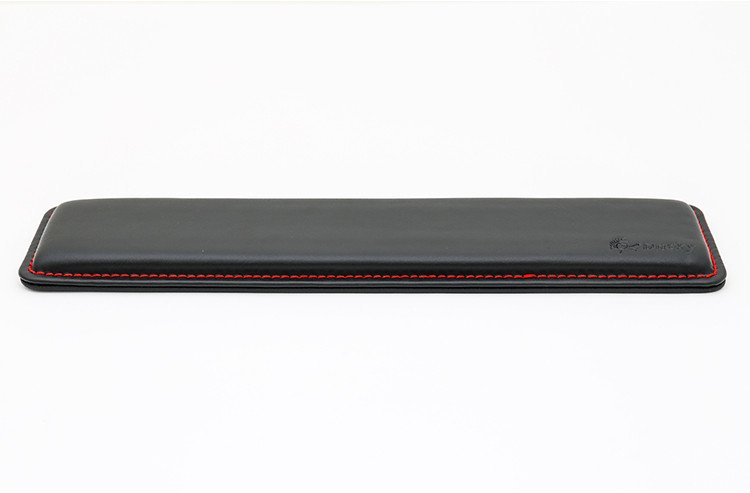Mbështetëse për kyçet Ducky Wrist Rest, madhësi për tastierë të plotë, lëkurë, e zezë
