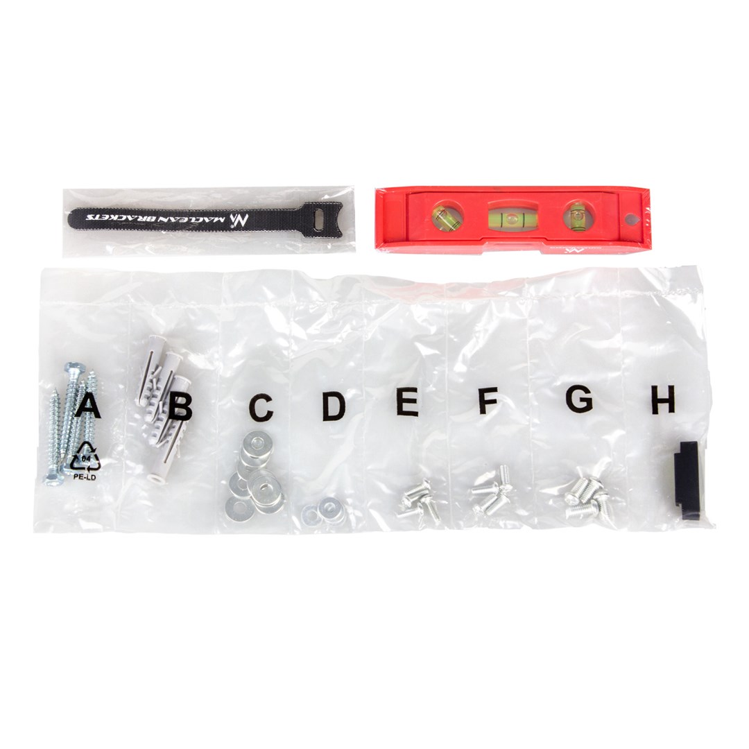 Mbajtëse muri për TV Maclean MC-412, 32-70", VESA 400x400, e zezë