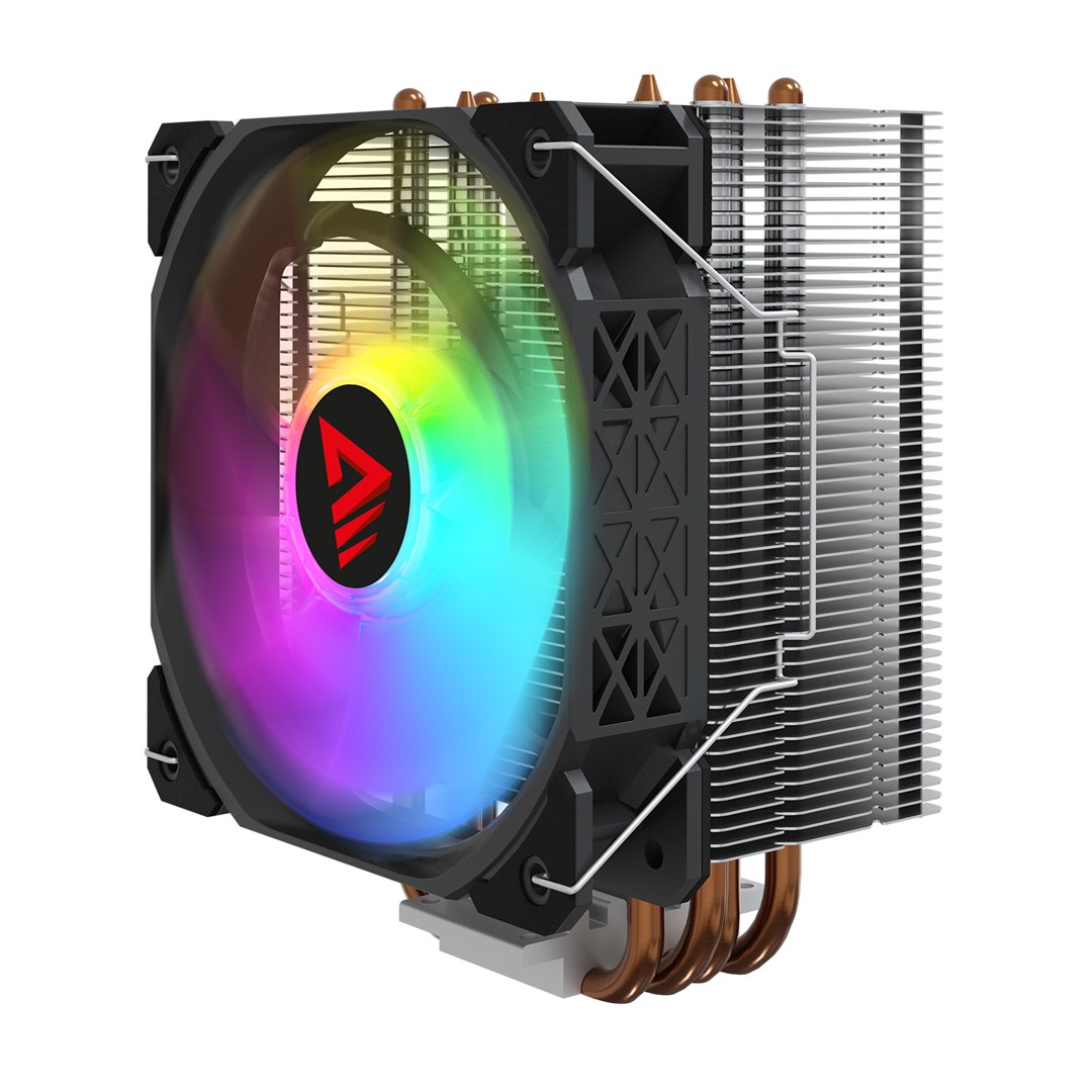 Ftohës CPU Savio Vortex X2 ARGB, 180W TDP, 120mm, i zi
