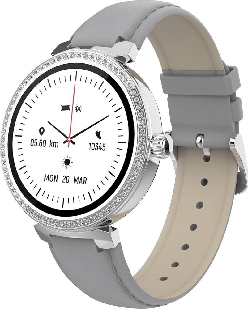 Smartwatch Denver SWC-342GR, 1.32", Bluetooth, IP67, jeshile gri
