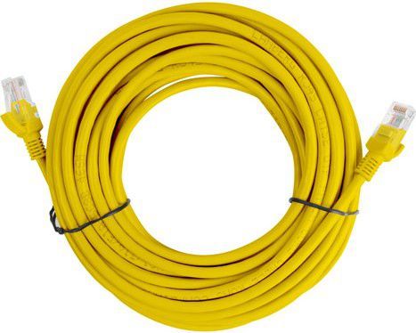 Kabllo rrjeti Lanberg RJ-45/RJ-45 kat.5e 15m (PCU5-10CC-1500-Y), e verdhë
