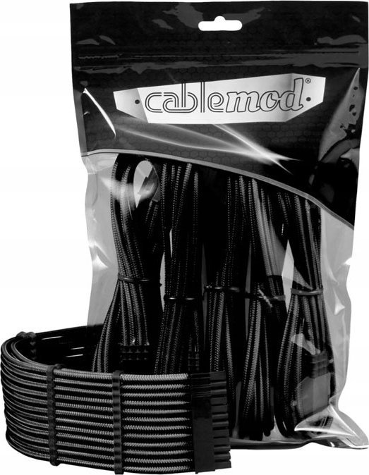 Set zgjatues kablloje CableMod Pro ModMesh 12VHPWR StealthSense, për GPU, i zi