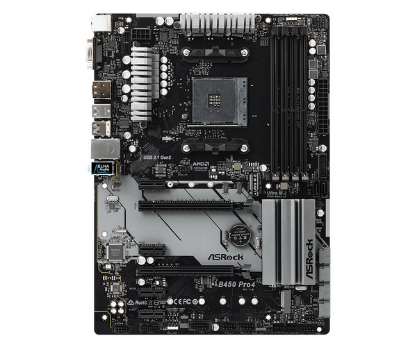 Pllakë amë Asrock B450 Pro4 AMD B450 Socket AM4 ATX