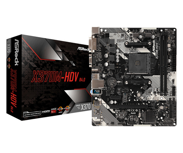 Pllakë amë Asrock X370M-HDV R4.0 AMD Promontory X370 Socket AM4 micro ATX