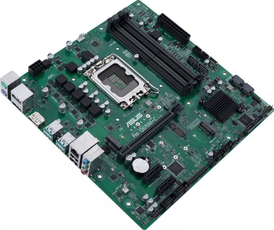 Pllakë amë Asus Pro Q670M-C-CSM, DDR5, PCIe 4.0, i zi