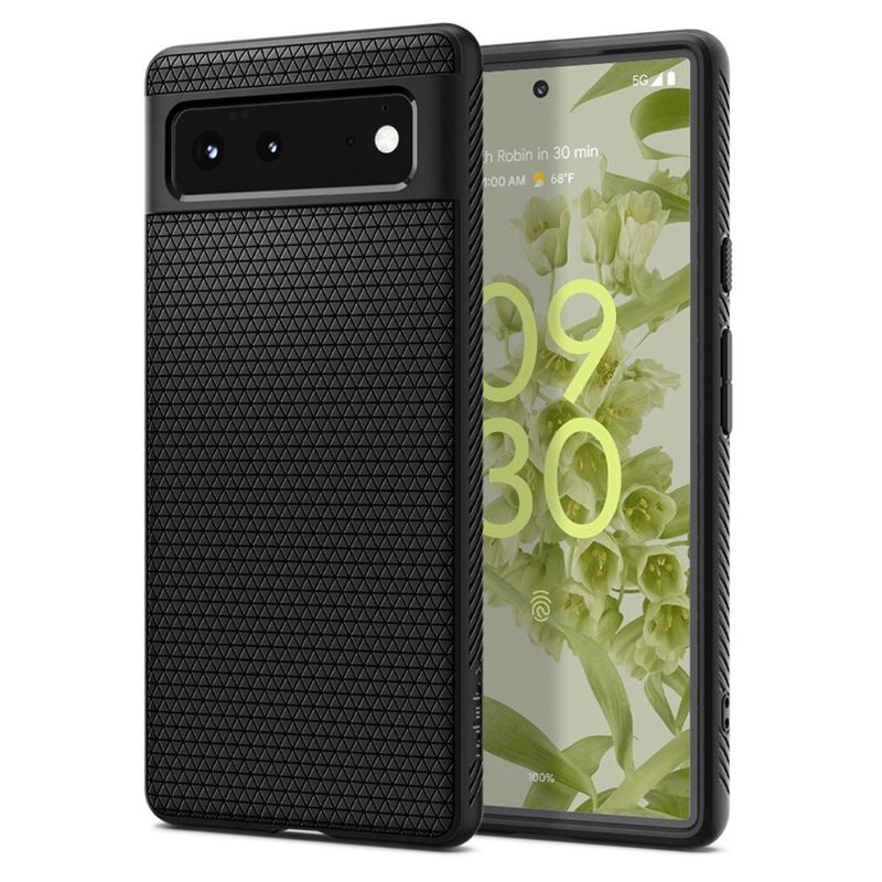 Mbështjellëse për Google Pixel 6 Spigen Liquid Air, e zezë