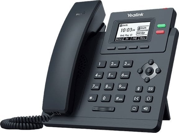 Telefoni IP Yealink SIP-T31P, 2 linja VoIP, PoE, i zi