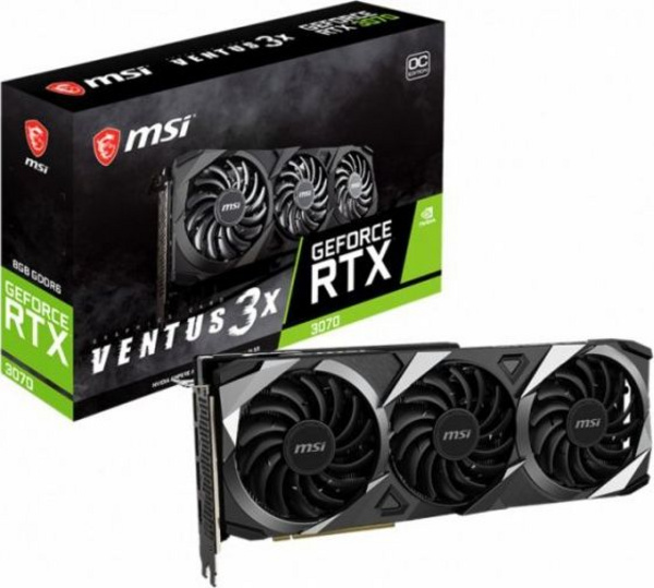 Kartë grafike MSI GeForce RTX 3070 Ventus 3X, 1800hz, RAM 8GB
