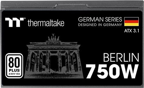 Furnizues rryme Thermaltake Berlin, 750W, ATX 24-pin, i zi