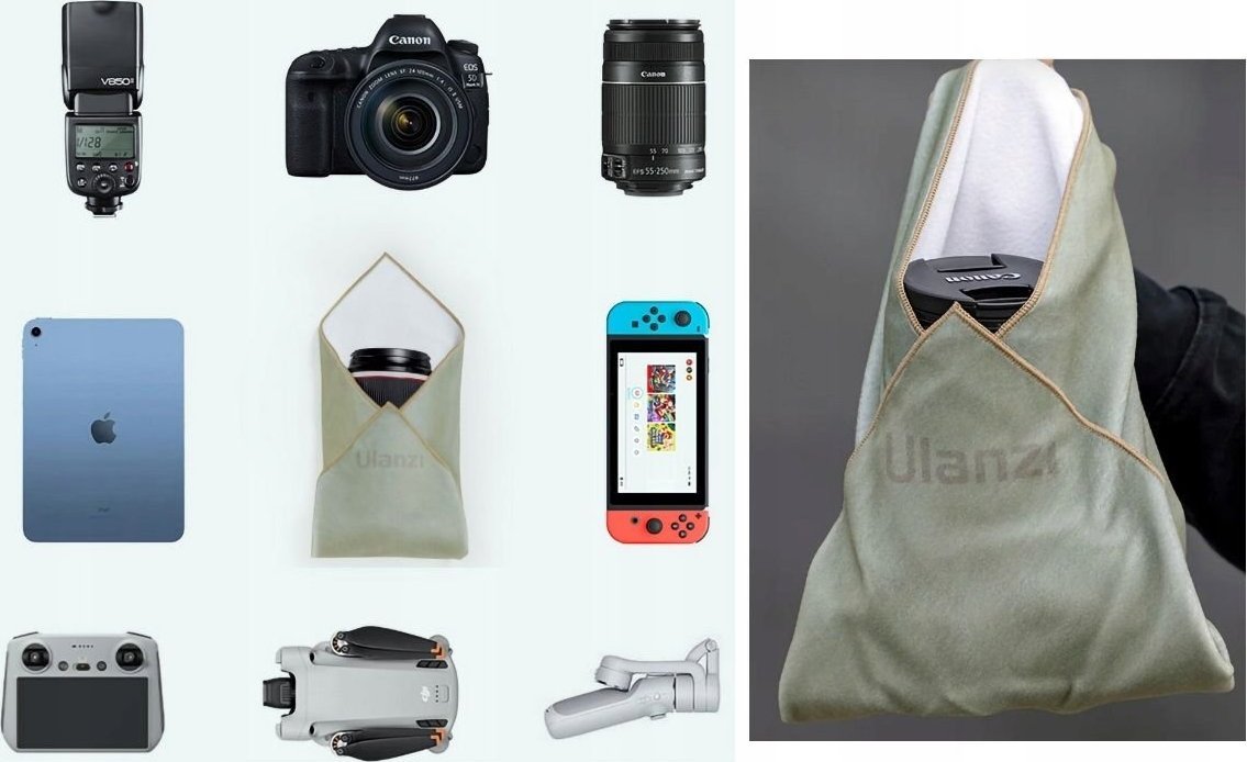 Mbulesë mbrojtëse universale Ulanzi CM009, neopren, 45x45 cm, e zezë