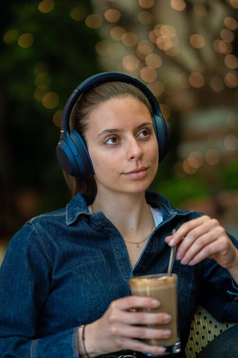 Kufje Sony WH-1000XM4, model 2020, të kaltra