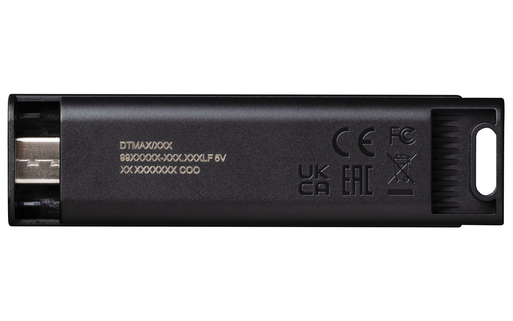 USB Kingston DataTraveler Max, 512GB, e zezë