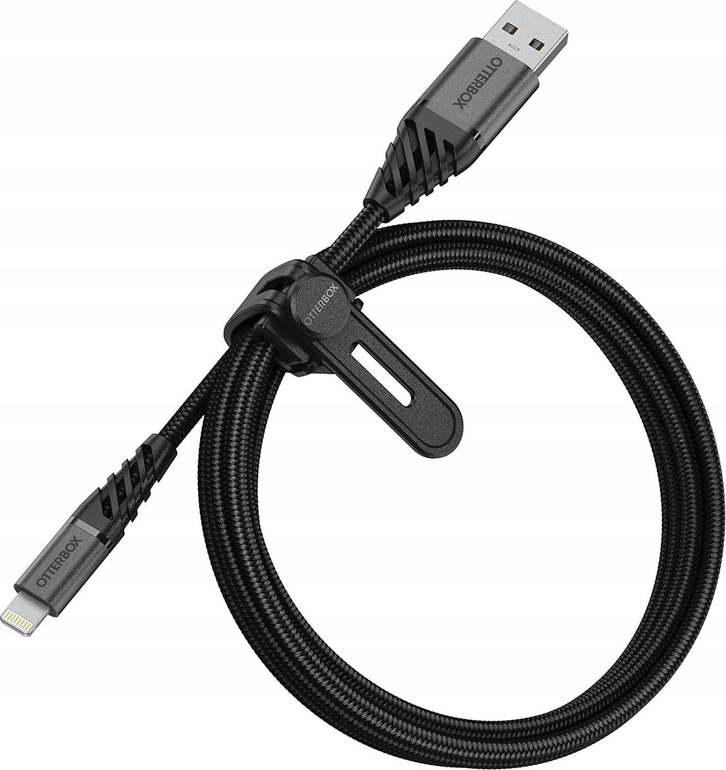 Kabllo OtterBox Lightning në USB A, 1m, Premium Dark Ash