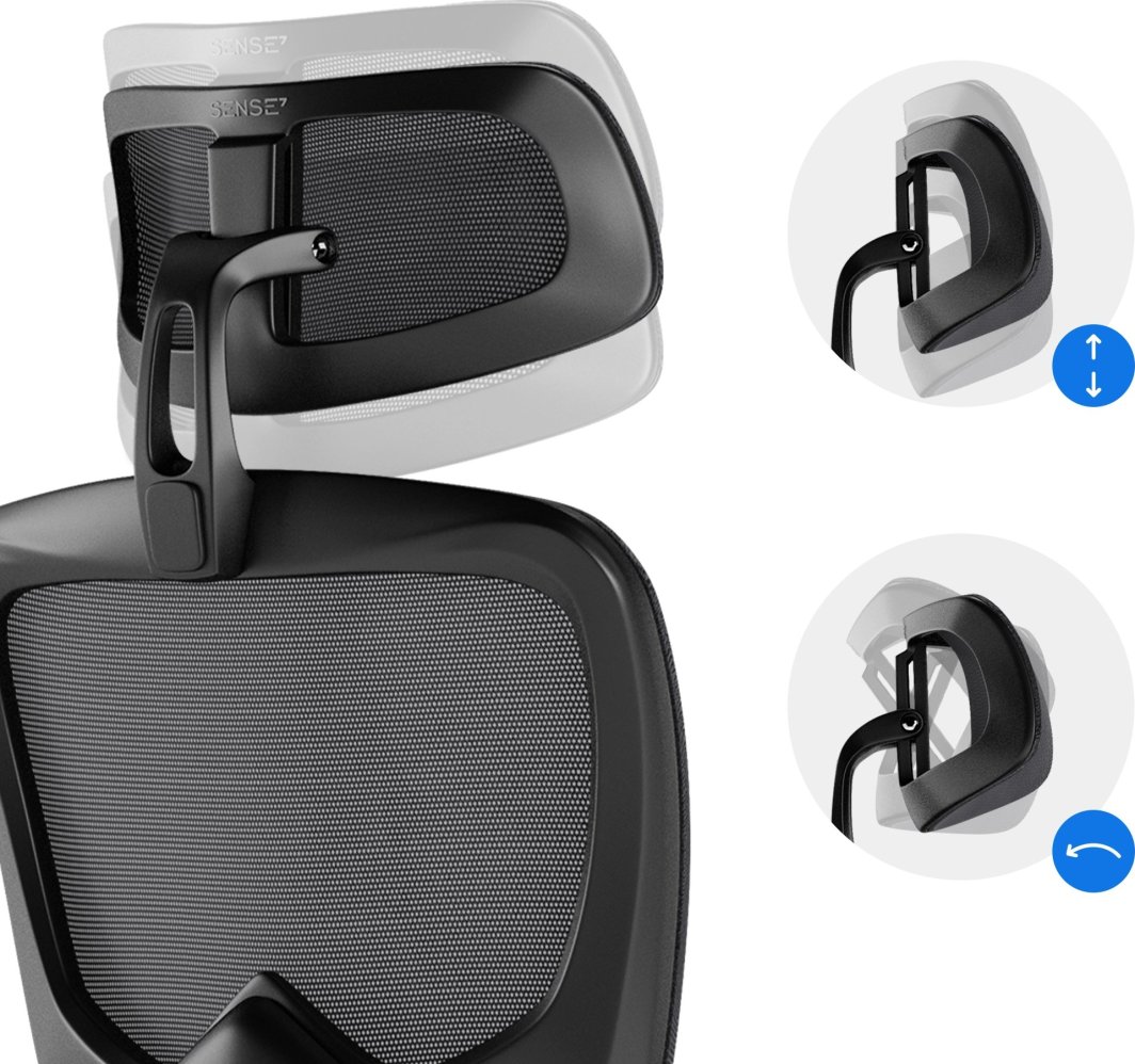 [OUTLET] Karrige zyre SENSE7 Veno, e zezë