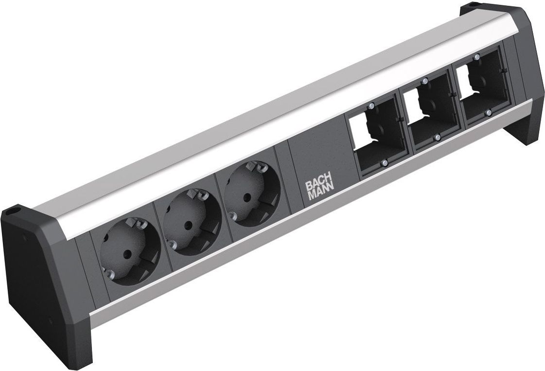 Zgjatues tavoline Bachmann DESK 902.002, 3 dalje, 40.75cm, i zi