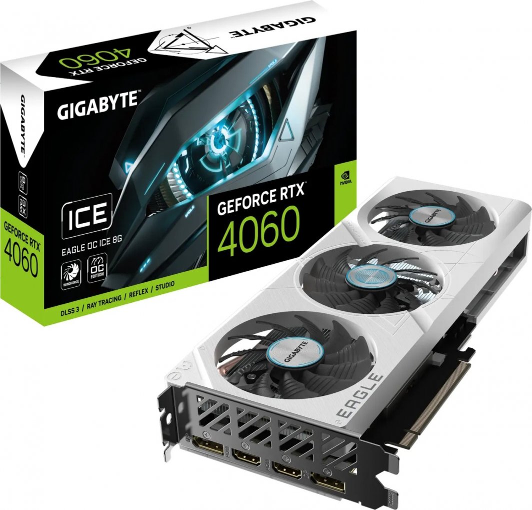 Kartelë grafike Gigabyte GeForce RTX 4060 Eagle OC Ice 8GB GDDR6