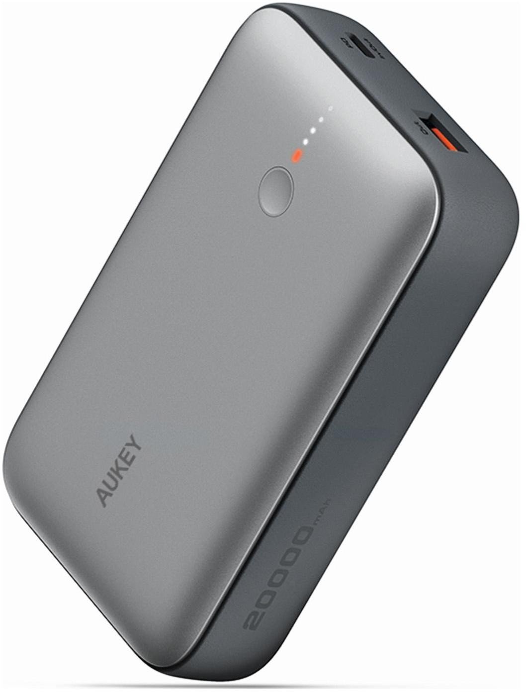 Power bank Aukey PB-Y57 Mini, 20000mAh, 22.5W PD 3.0 QC 3.0, gri