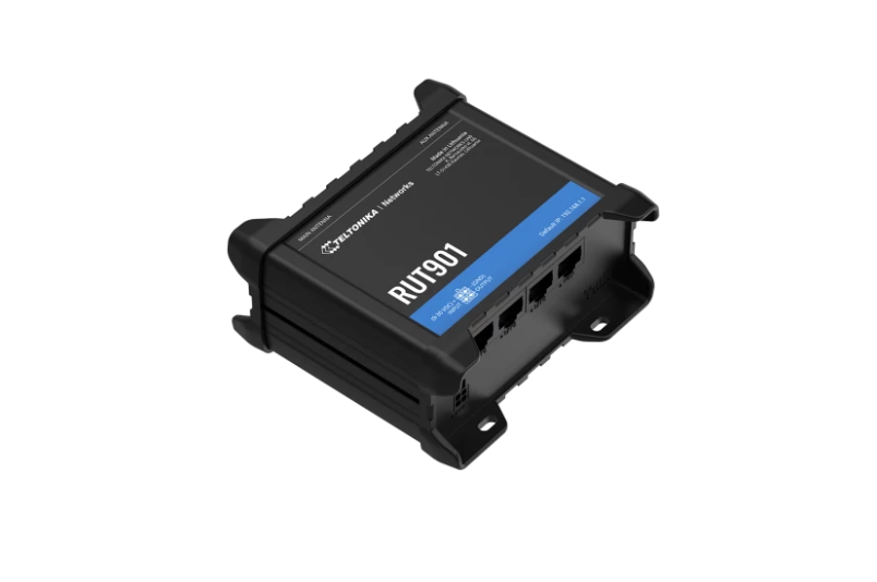 Ruter industrial Teltonika Networks RUT901, 4G LTE, Wi-Fi 2.4 GHz, gri