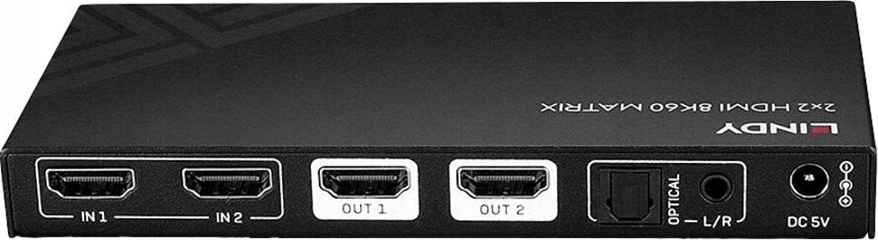 Matriks HDMI Lindy 2x2, 8K60, HDR, i zi