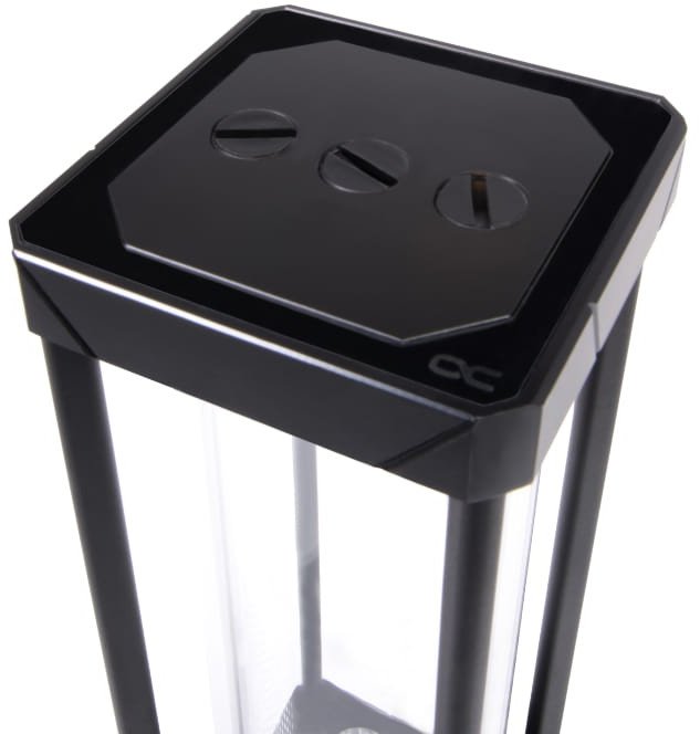 Rezervuar uji për PC Alphacool Eisbecher Aurora D5, 250mm, xham dhe acetal, me pompë VPP Apex D5