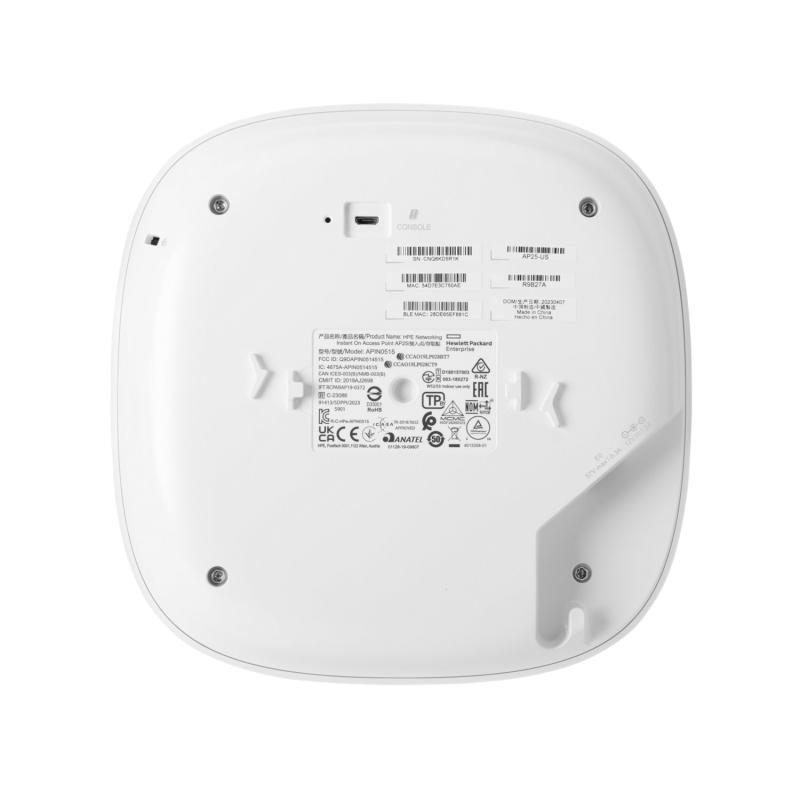 Access point i brendshëm HPE Aruba Instant On AP25, Wi-Fi 6, 4x4, i bardhë