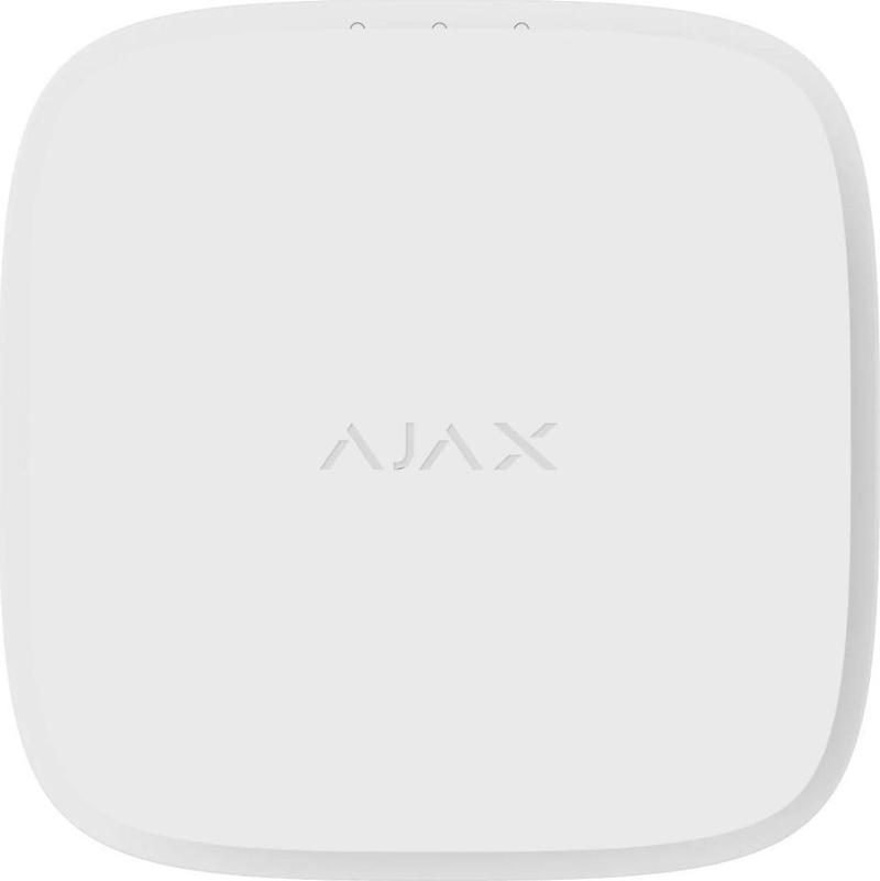 Detektor monoksidi karboni Ajax FireProtect 2 RB, pa tela, alarm zanor, i bardhë