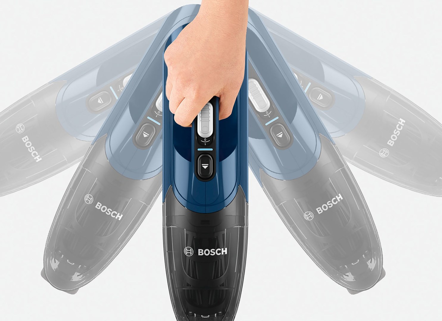 Fshesë vertikale pa kabllo Bosch Readyy'y BBHF216, 2 në 1, furçë AllFloor, gri