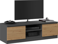 Kabinet TV Malwa, 120 cm, anthracite Oak Artisan
