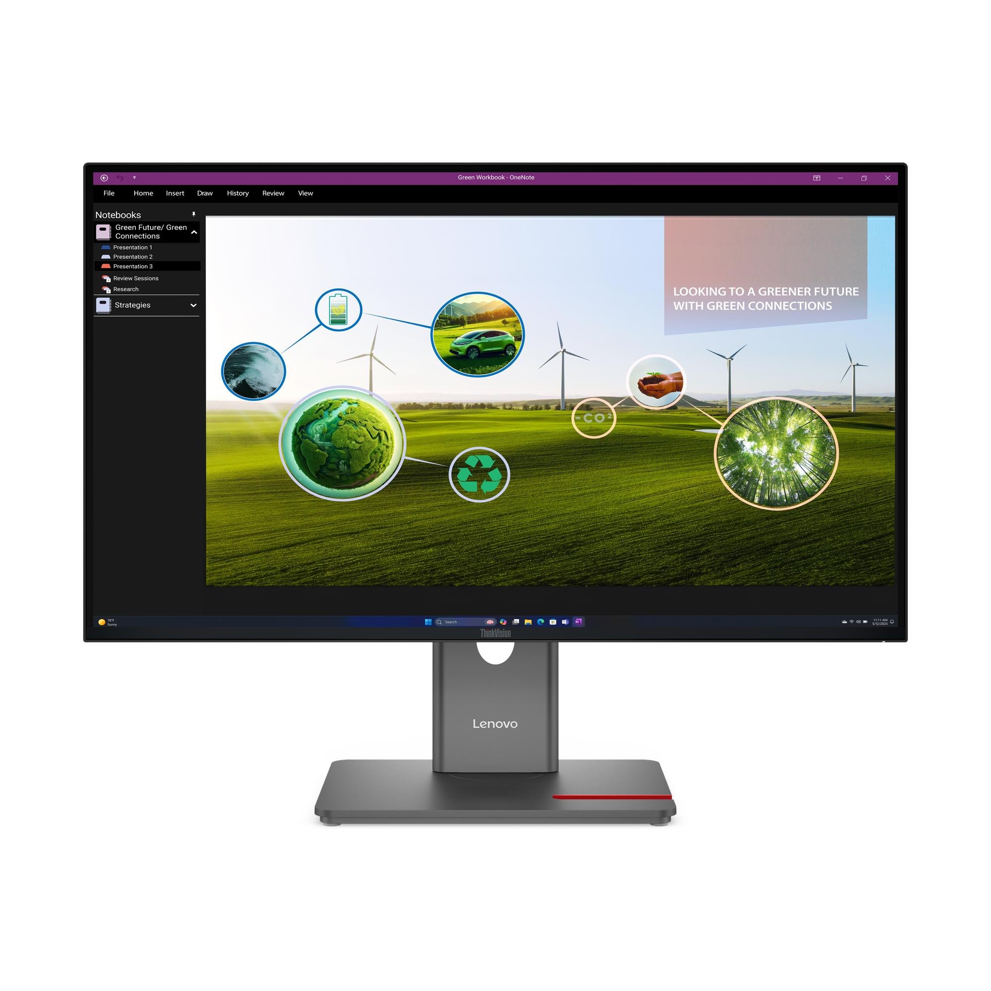 Monitor Lenovo ThinkVision P27Q 40, 27", 120Hz, Quad HD, i zi