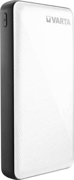 Powerbank Varta Energy 15000mAh, 2 porte USB, e bardhë e zezë