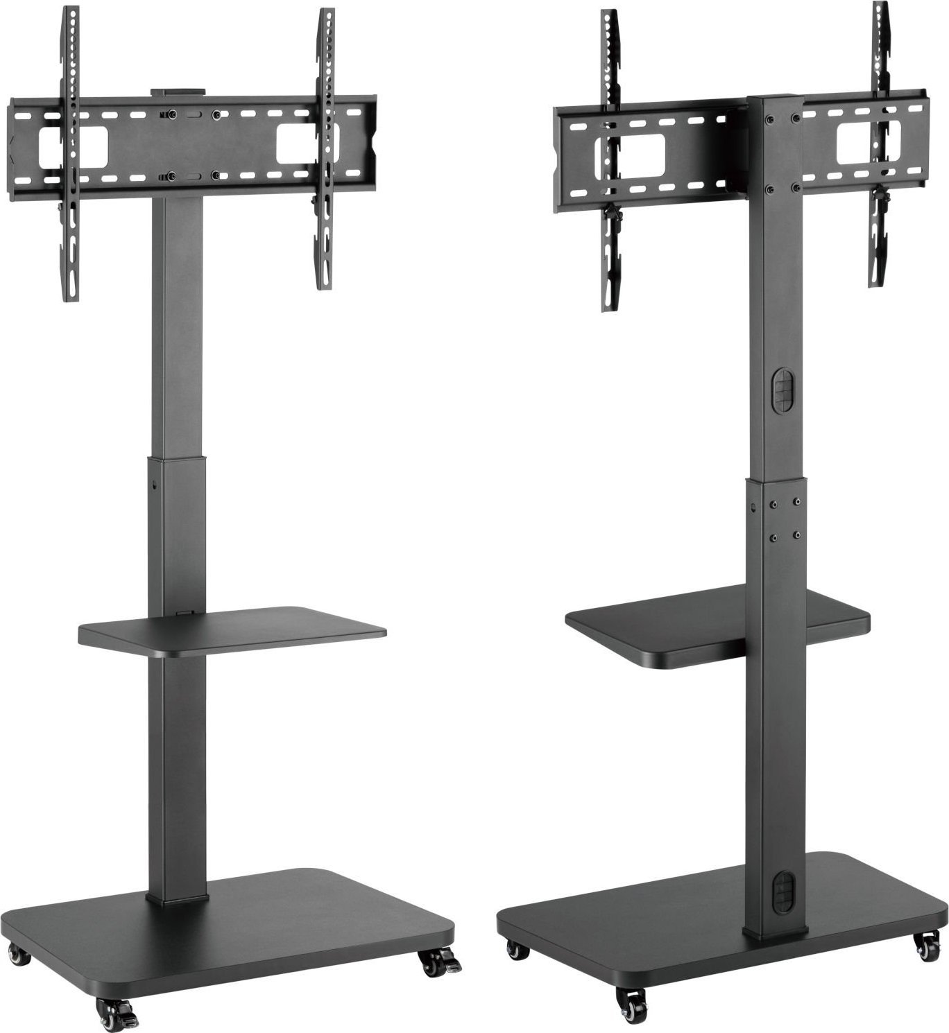 Stendë dyshemeje për TV Mozos MSTV, 37"-75", deri 40kg, e zezë