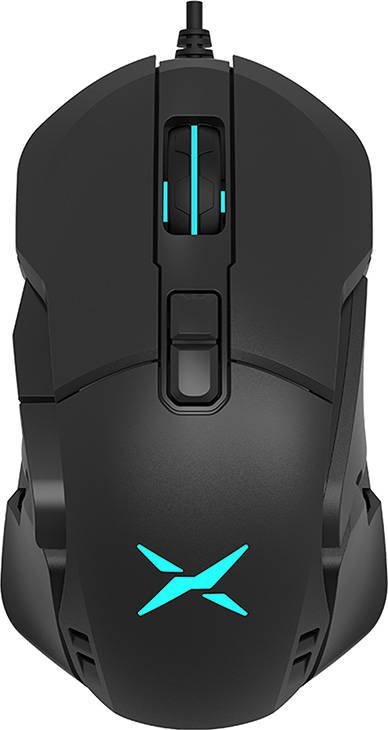 Maus gaming Delux M629BU, 16000 DPI, RGB, i zi