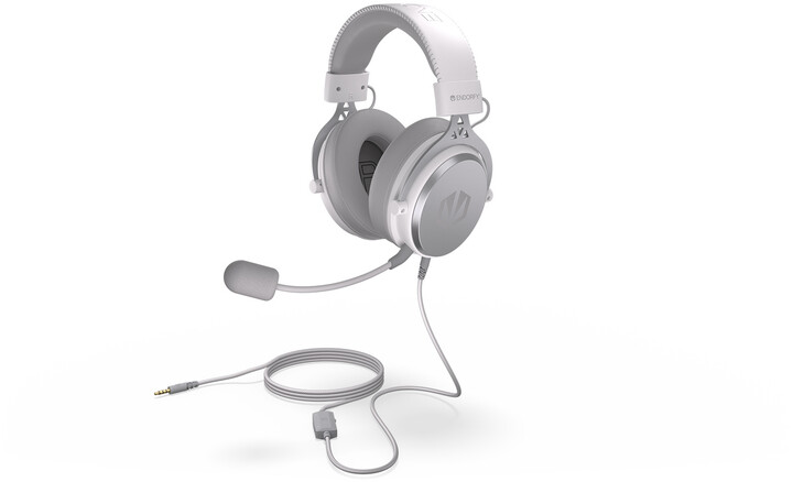 Kufje Endorfy Viro Plus USB Onyx White, të bardha