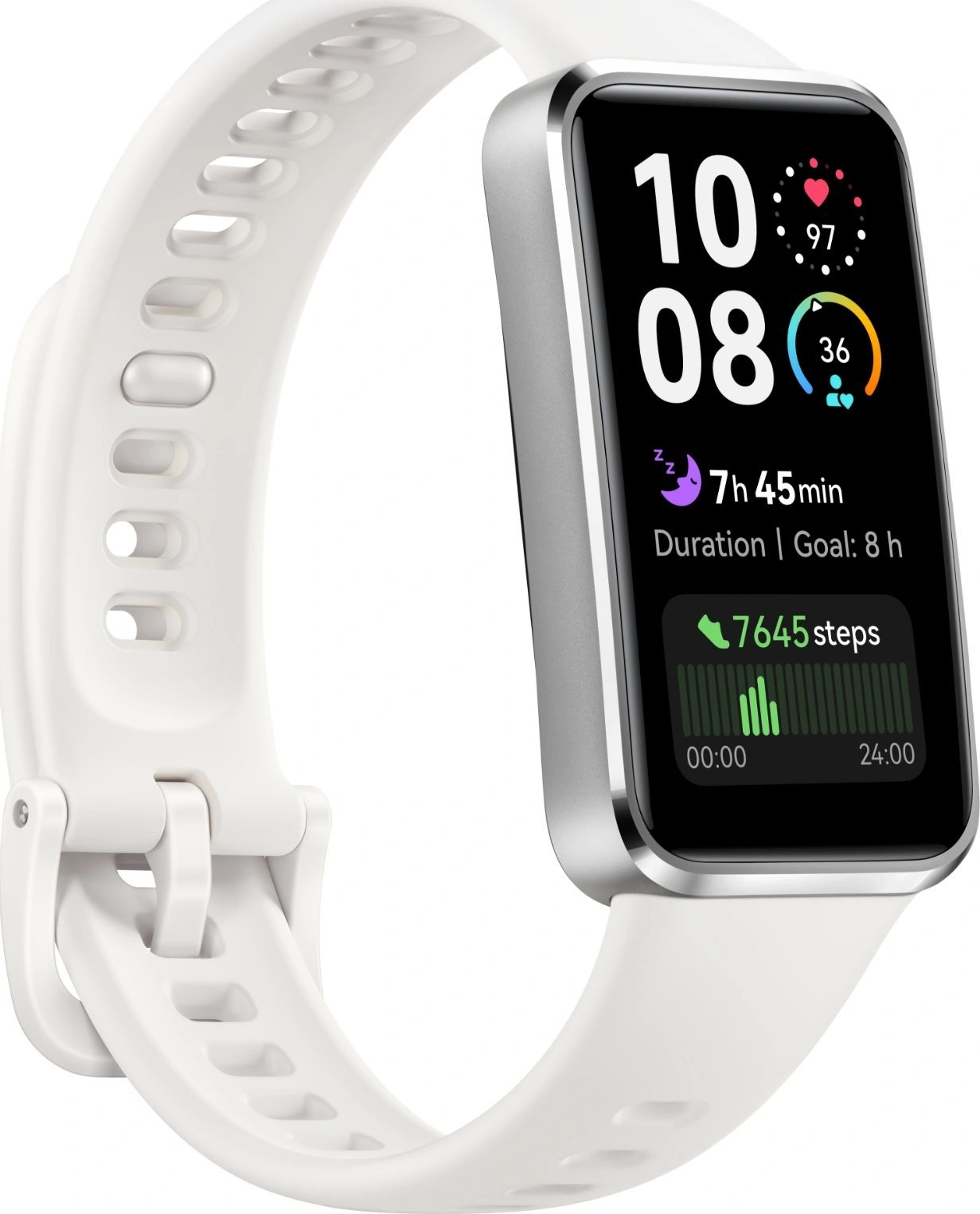 Byzylyk inteligjent Huawei Band 10, 1.47" AMOLED, rezistent ndaj ujit, i bardhë
