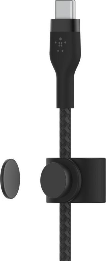 Kabllo karikimi Belkin BOOST CHARGE PRO Flex USB C në Lightning, 2 m, e zezë