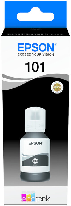 Боја за печатач Epson C13T03V14A, EcoTank 101, црна