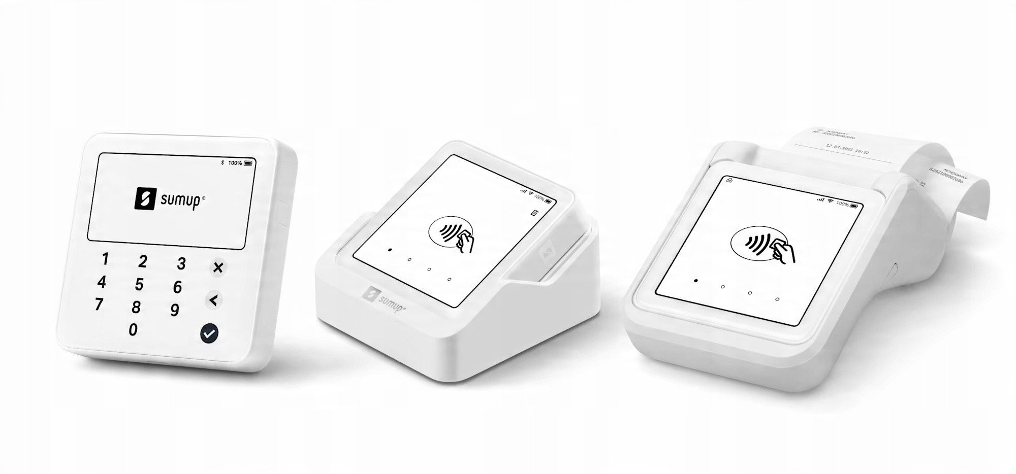 Terminal pagese SumUp Solo Lite, Bluetooth, Gorilla Glass, i bardhë