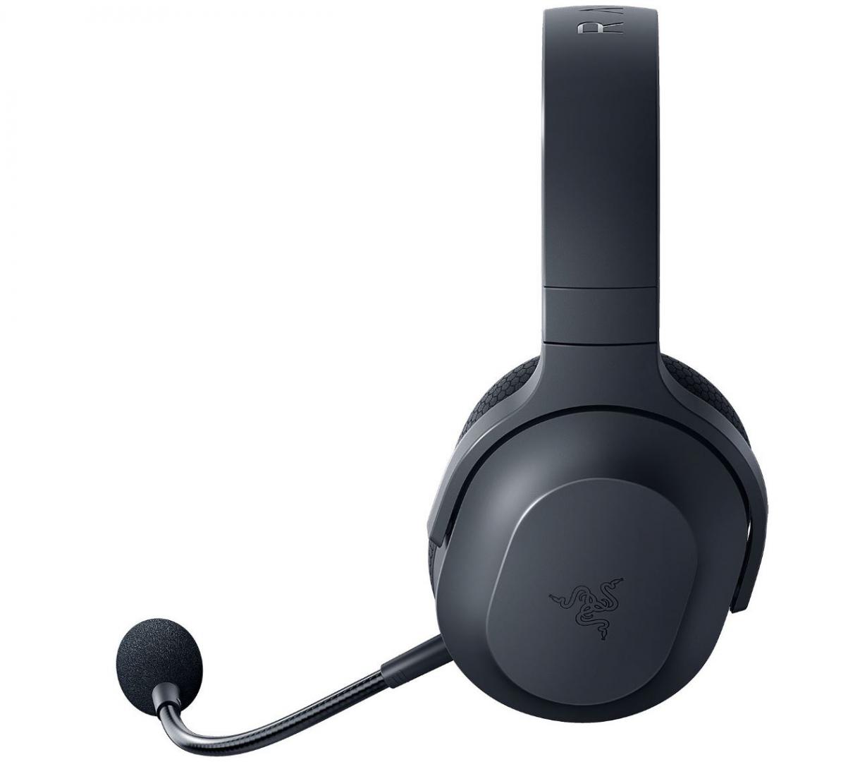 Kufje gaming Razer Barracuda X 2022, pa tela, 2.4 GHz dhe Bluetooth, të zeza