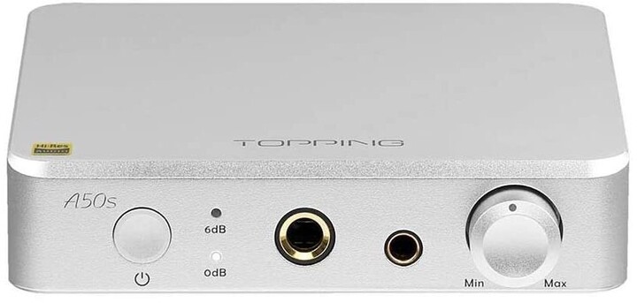 [OUTLET] Përforcues Topping A50S, për kufje, i argjendtë