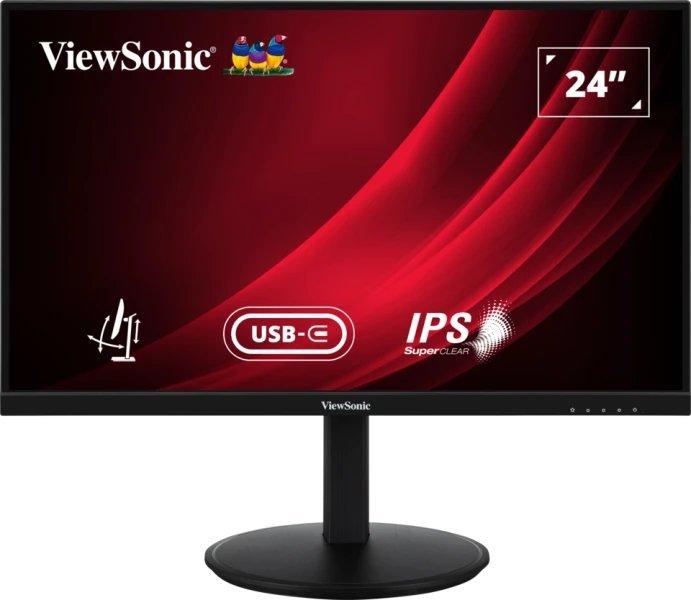 Монитор Viewsonic VG Series VG2409-MHDU-2, 23.8\", Full HD, црн