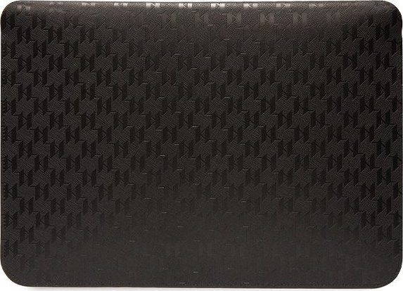 Mbrojtëse laptopi Karl Lagerfeld Saffiano Monogram Choupette, 14", e zezë