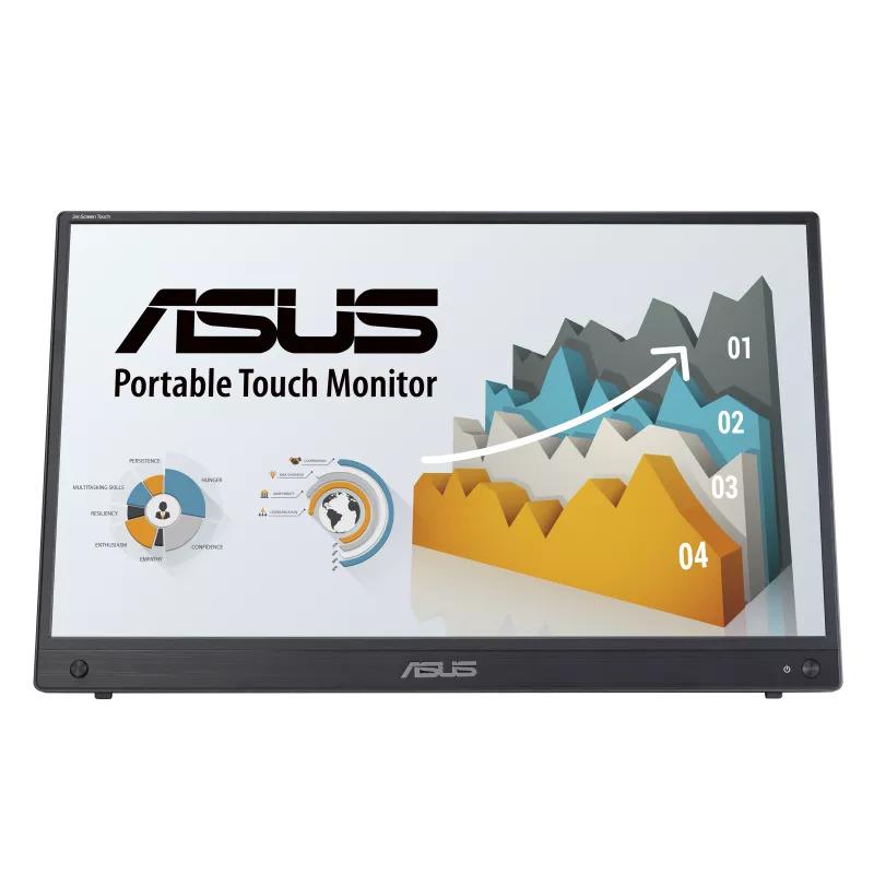 Monitor portativ Asus ZenScreen Touch MB16AHT, 15.6", FHD, IPS, me prekje