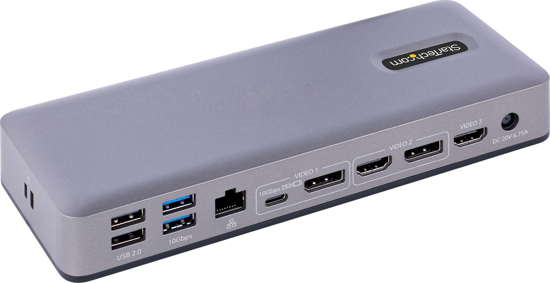 Докинг станица за лаптоп StarTech DK31C3MNCRUE, USB-C, 4K, со Power Delivery 60W