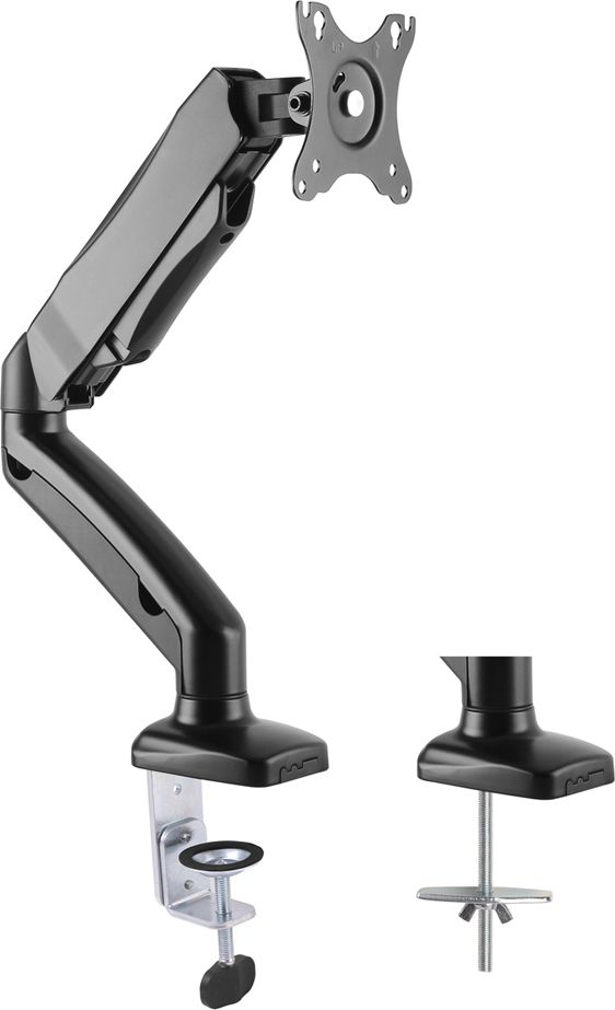Mbajtës monitori ART UM-115, 13-32", gas assist 2-9kg, i zi