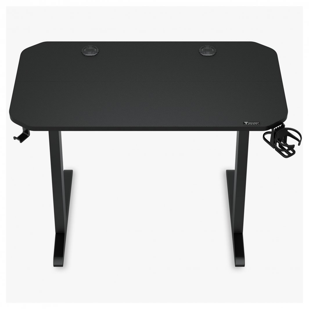 Tavolinë SENSE7 Nomad Basic, 100cm x 50cm, e zezë